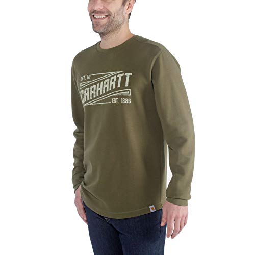 Carhartt Mens Tilden Graphic Crew Long Sleeve Cotton T Shirt