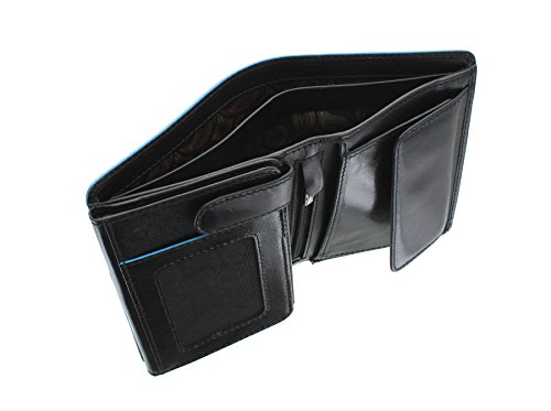 Carpeta de cuero de RALPH de colección Visconti Alpes con RFID protección - negro ALP87