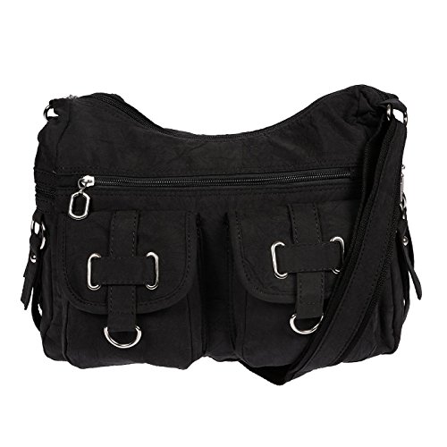 Christian Wippermann Bolso Bandolera Mujer 32 x 26 x 13 cm Negro