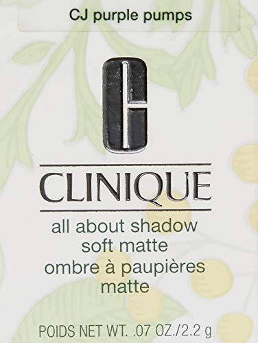 Clinique All About Shadow Soft Matte - Sombra de ojos, color cj purple pumps, 2,2 gr