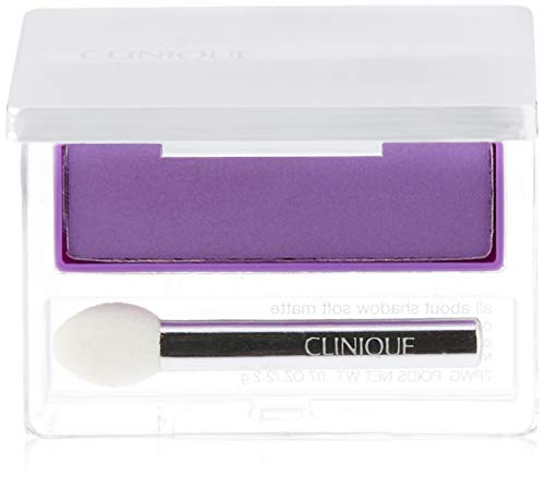 Clinique All About Shadow Soft Matte - Sombra de ojos, color cj purple pumps, 2,2 gr