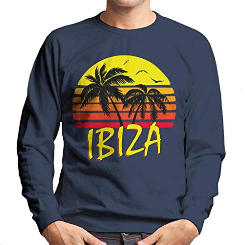 Cloud City 7 Ibiza Vintage Sun Men's Sweatshirt