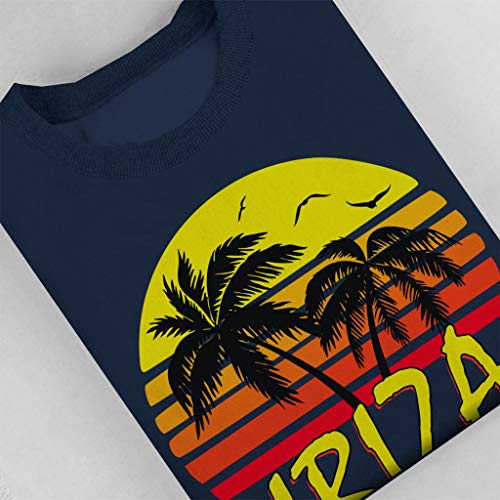 Cloud City 7 Ibiza Vintage Sun Men's Sweatshirt