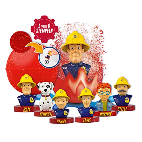 CRAZE Divertido INKEE Sorprendente Bola de baño perfumada con Sello Fireman Sam 12550, Multicolor