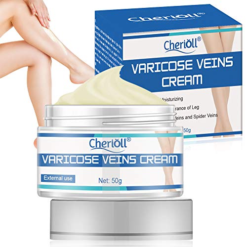 Crema de Varices, Crema Para Varices y Piernas Cansadas e Inflamadas, Relieve Flebitis Angiitis, Inflamación, Vasos Sanguíneos, Cuidado de Piernas Suave(50g)