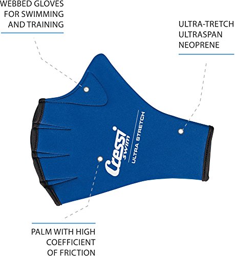 Cressi Swim Gloves - Monopla en Neopreno Unisex Adultos