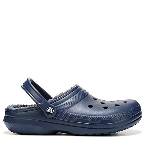 Crocs Classic Lined Clog, Zuecos Unisex Adulto, Azul (Navy/Charcoal), 41/42 EU