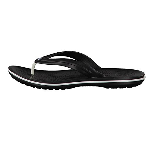 Crocs Crocband Flip, Chanclas Unisex-Adult, Nero Black 001, 42/43 EU