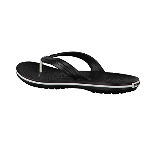 Crocs Crocband Flip, Chanclas Unisex-Adult, Nero Black 001, 42/43 EU