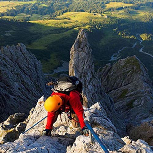 Cuerda de Escalada Estática para Exteriores,Cuerda de Rappel,Cuerda de Trabajo Aéreo,Cuerda de Seguro,Cuerda de Seguridad de Escape de Incendios,100m,Diámetro 14mm 16mm,Amarillo