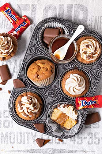 Daim Minis, mantequilla de caramelo de almendra en chocolate con leche - 200 g - 2x -Caramelo crujiente de almendras envuelto en el mejor chocolate con leche - Dulces suecos de Un sabor único a base de ingredientes naturales