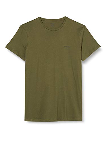 Diesel UMTEE-JAKETHREEPACK, Camiseta para Hombre, Multicolor (Black/Dress Blue/Olive Night E4079/0aalw), XXL, Pack de 3