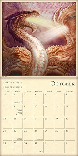 DRAGONS BY CIRUELO 2018 16 MONTH WALL CALENDAR