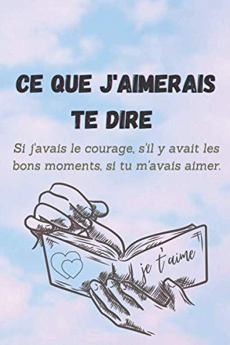 drama/ce que j'aimerais.journal gift. notbook: journal.6*9pages nobleed.matte