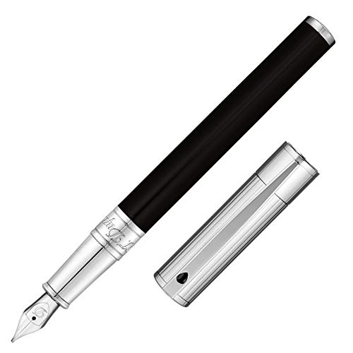 DUPONT D-Initial Pluma Noir&Chrome