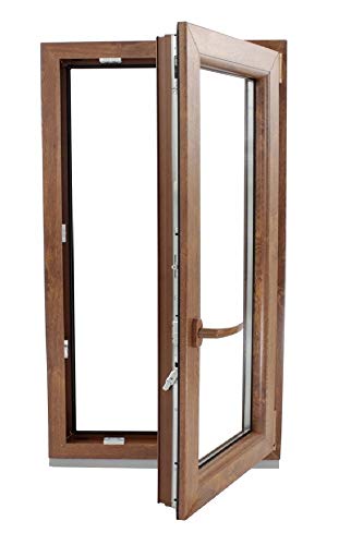 ECO-BLU V19T VENTANA PVC, Roble Dorado