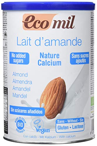 Ecomil Nature, Bebida de almendra Sin Azúcares Añadidos (Calcio) - 400 gr