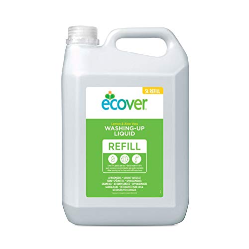 Ecover 4003317 - Detergente liquido para lavavajillas con limón y aloe vera