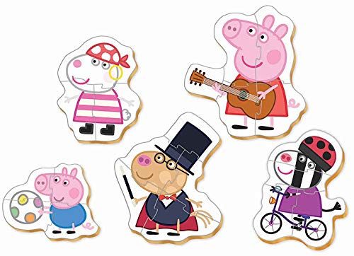 Educa - Baby Puzzles, puzzle infantil Baby Peppa Pig 2, 5 puzzles progresivos de 3 a 5 piezas, a partir de 24 meses (18589)