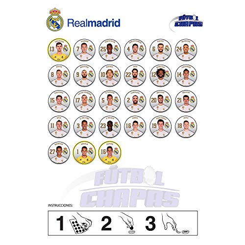 Eleven Force Fútbol Chapas Real Madrid (13057)