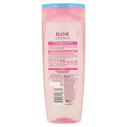 Elvive - Champú Nutri-Gloss Luminizer Maxi formato – 400 ml