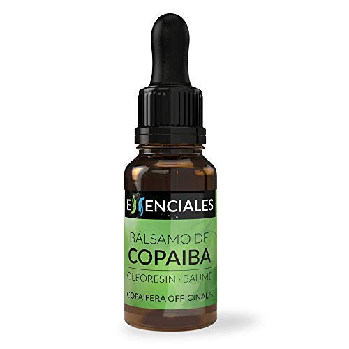 Essenciales - Bálsamo de Copaiba, 100% PURA, 30 ml | Oleoresina Natural para Aliviar y Reprar Eczemas y Psoriasis, Piel Seca