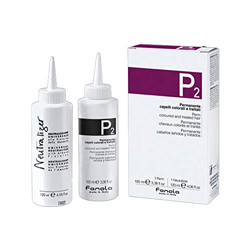 Fanola Permanente P2 Cabellos Coloreados Tratados Monodosis 100 mL + 120 mL Neutralizante