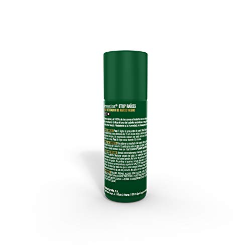 Farmatint Spray instantáneo capilar Stop Raíces, color negro - 75 ml, Negro