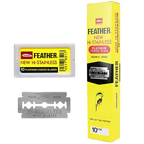 Feather Hojillas de Afeitar Doble Filo - 200 Unidades