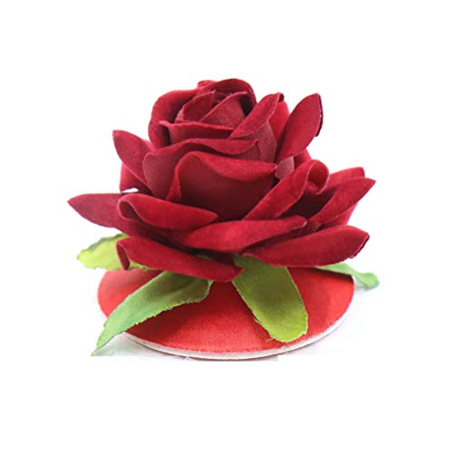 FENICAL 1 par de pezones Adhesivos Cubre pétalos de Flores de Rosas pétalos Fiesta de Navidad Empanadas de Pechos Ropa de Club desechable