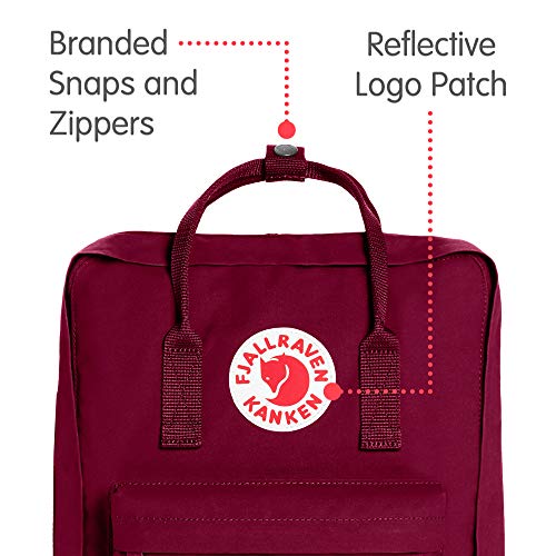 Fjällräven Kånken F23510, Mochilla Unisex, Morado (Plum), 16 L (38 x 27 x 13 cm)