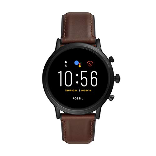 Fossil Smartwatch Pantalla táctil para Hombre de Connected con Correa en Piel FTW4026