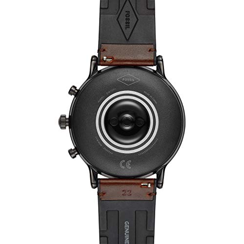 Fossil Smartwatch Pantalla táctil para Hombre de Connected con Correa en Piel FTW4026