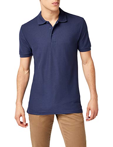 Fruit of the Loom Raglan Sleeve - Polo para hombre, color azul (deep navy), talla X-Large