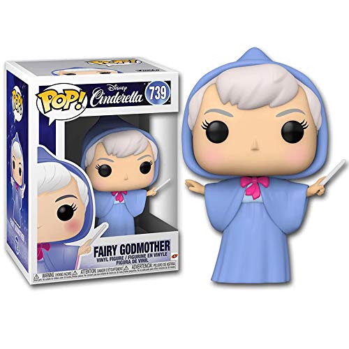 Funko Pop! Movies: Cinderella- Fairy Godmother, Multicolor, Estándar