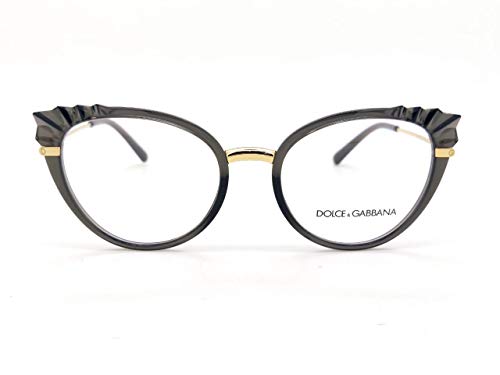 Gafas de Vista Dolce & Gabbana PLISSÈ DG 5051 TRANSPARENT GREY 53/19/140 mujer