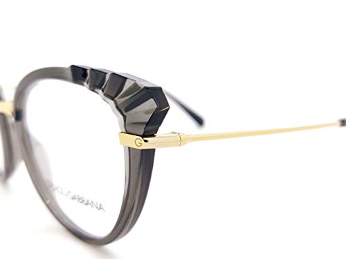 Gafas de Vista Dolce & Gabbana PLISSÈ DG 5051 TRANSPARENT GREY 53/19/140 mujer