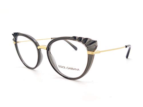 Gafas de Vista Dolce & Gabbana PLISSÈ DG 5051 TRANSPARENT GREY 53/19/140 mujer