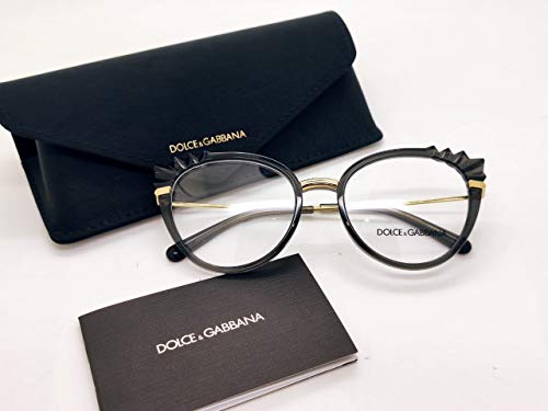 Gafas de Vista Dolce & Gabbana PLISSÈ DG 5051 TRANSPARENT GREY 53/19/140 mujer