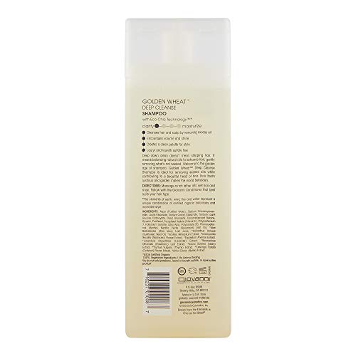 GIOVANNI - Golden Wheat Shampoo - 8.5 fl. oz. (250 ml)