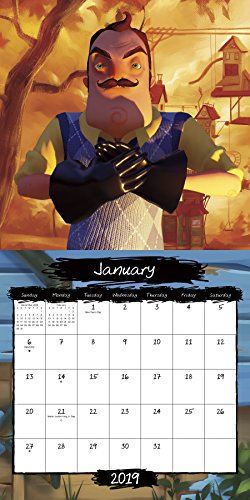 Hello Neighbor 2019 Calendar