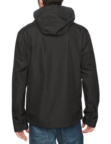 Helly Hansen Seven J Chaqueta Impermeable con Forro de Secado rápido, Cortaviento y Transpirable para Hombre y para Uso Diario, Negro, L