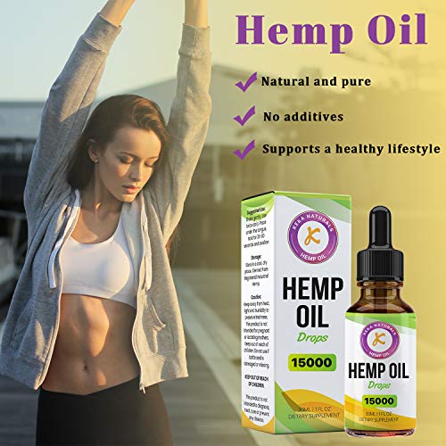 Hemp Oil Drops | 15000mg | 30ml | Max Strength | Hemp Extract Made in UK |