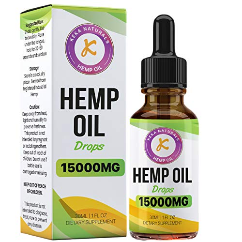 Hemp Oil Drops | 15000mg | 30ml | Max Strength | Hemp Extract Made in UK |