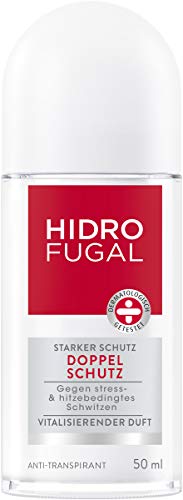 hidro Fugal Deo Roller en pack de 6 de protección doble (6 x 50 ml), transpirant contra el estrés & hitzebedingtes sudor, Deodorant con aroma vitalisierendem Actúa contra axilas Humedad y bromhidrosis