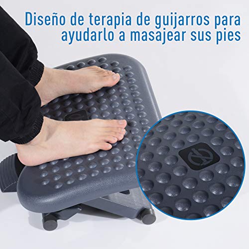 HOMCOM Reposapies de Oficina Ajustable Ergonomico Escritorio Oficina Soporte para Pies Reposapies Ajustable Ergonomico para Escritorio Oficina Soporte para Pies Nuevo