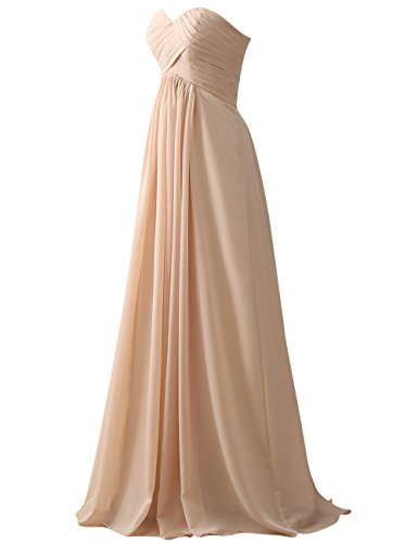 HUINI M¨¢s Dama de Honor Trajes de Gala Pliegues Novio Boda Fiesta Vestidos Tama?o 56