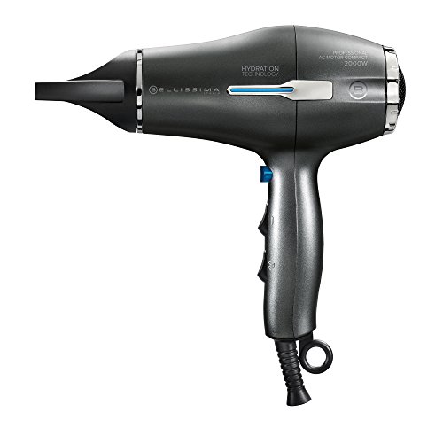 Imetec Bellissima PC5 2500 - Secador de pelo profesional, 2000 W, revestimiento de cerámica y turmalina, tecnología de iones, 8 combinaciones de aire y temperatura, boquilla estrecha, difusor incluido