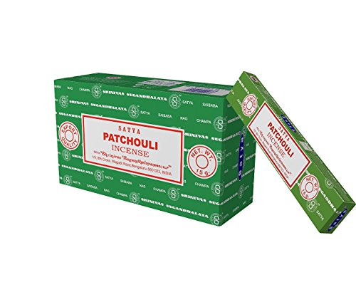 Incienso Nag Champa Satya – Pachuli – 15 Grs –  – Juego de 12