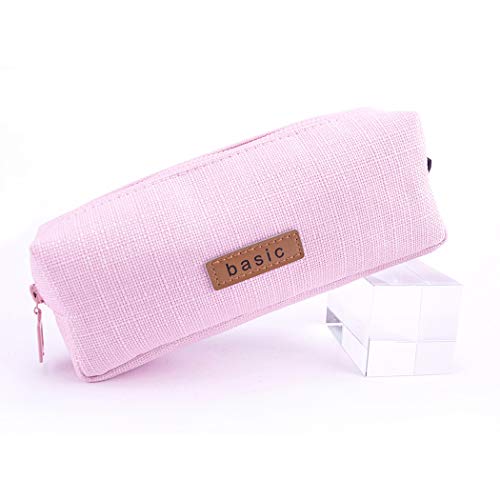 iSuperb Estuche Escolar Estudiantes Bolsa para Lapices Adolescentes Papelería Bolsa Caso Plumier Pencil Case para Niñas Colegio Color Sólido 19,8 X 8 X 5cm